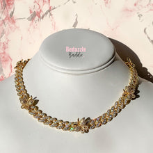 Load image into Gallery viewer, Baddie Butterfly Cuban Link Necklace - Bedazzle Baddie
