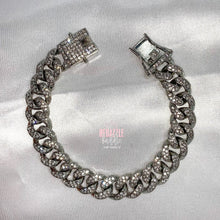 Load image into Gallery viewer, Big Boss Cuban Link Bracelet - Silver - Bedazzle Baddie
