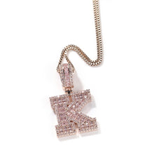 Load image into Gallery viewer, College Girl Varsity Initial Necklace - Bedazzle Baddie
