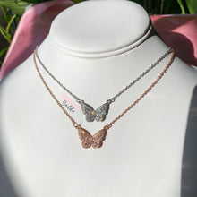 Load image into Gallery viewer, Dainty Butterfly Necklace - Bedazzle Baddie
