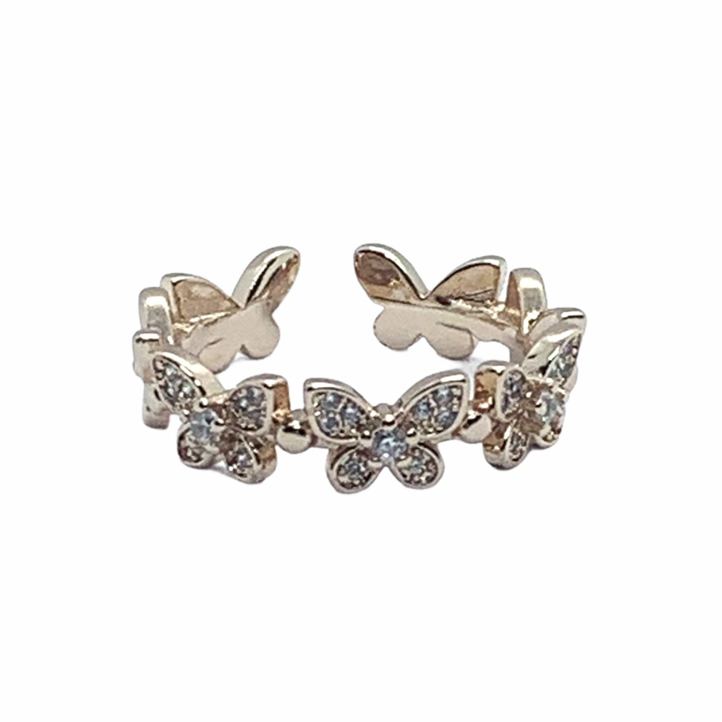 Dainty Butterfly Ring - Bedazzle Baddie