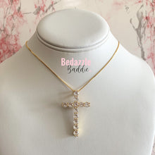 Load image into Gallery viewer, Princess Cross Necklace - Bedazzle Baddie
