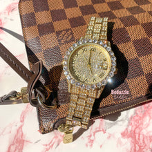 Load image into Gallery viewer, Rich Girl Watch - Gold - Bedazzle Baddie

