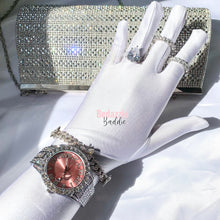 Load image into Gallery viewer, Rich Girl Watch - Pink Face - Bedazzle Baddie

