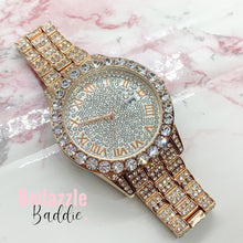 Load image into Gallery viewer, Rich Girl Watch - Rose Gold - Bedazzle Baddie
