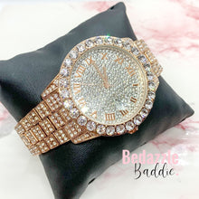 Load image into Gallery viewer, Rich Girl Watch - Rose Gold - Bedazzle Baddie
